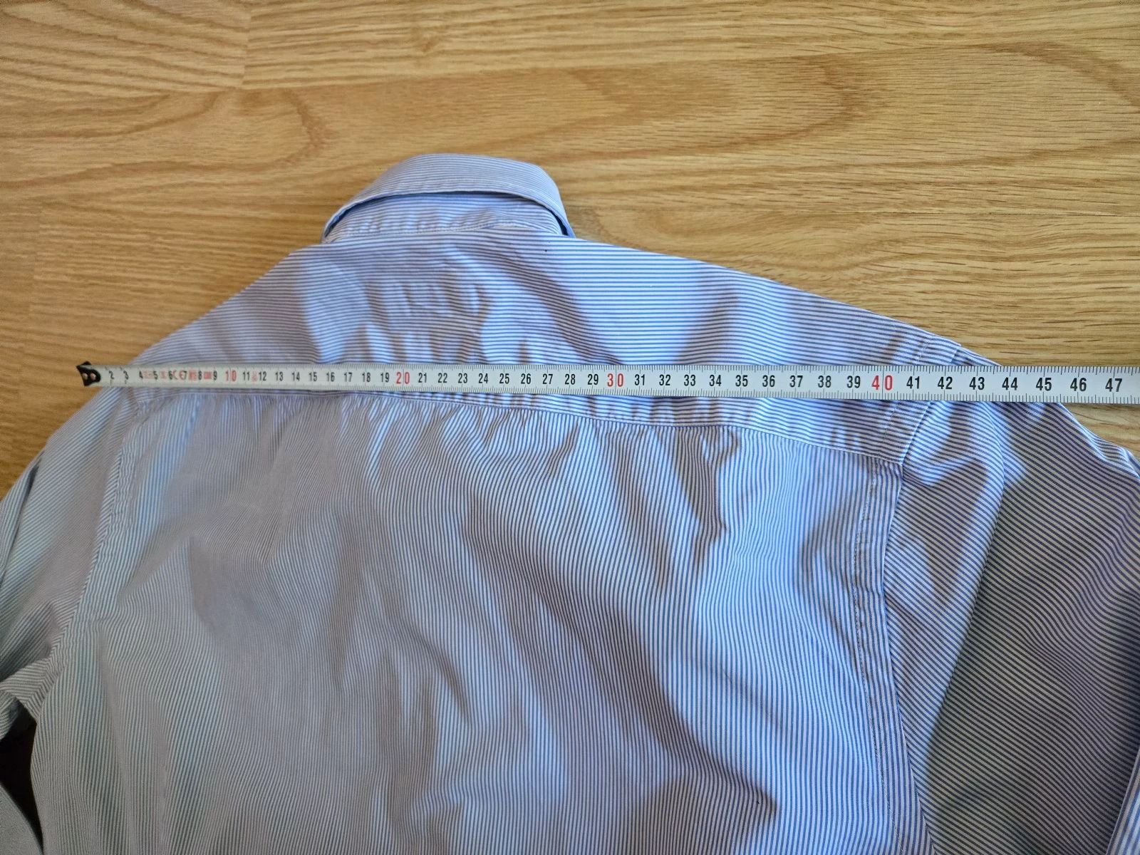 Camisa de riscas finas Massimo Dutti tamanho M – photo 4